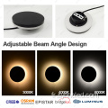 Lampe murale à LED circulaire en aluminium simple en aluminium simple